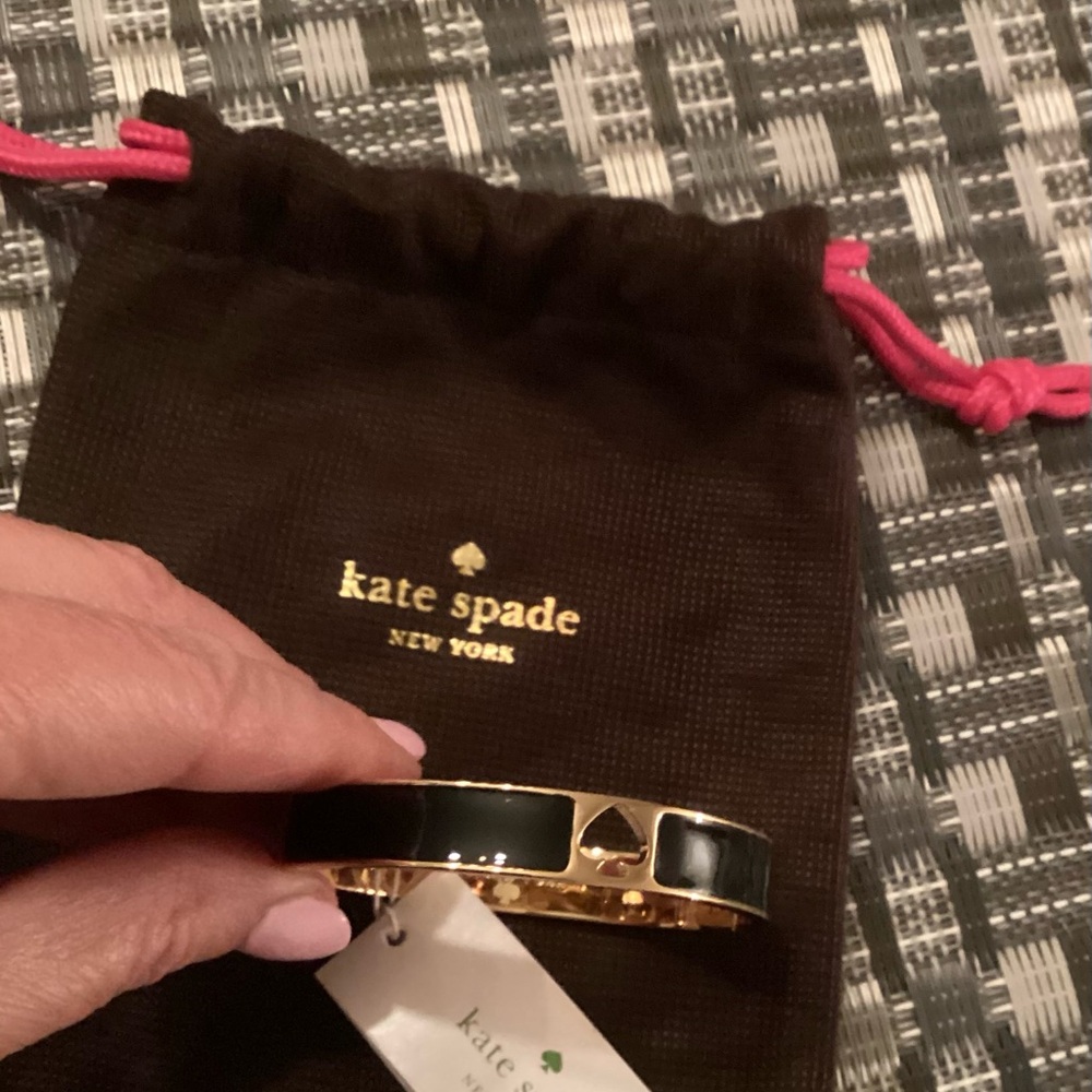 Kate Spade Black and Gold bangle